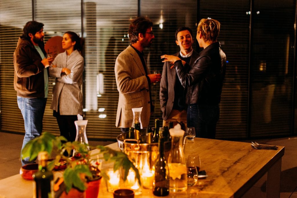 Freunde Abendessen