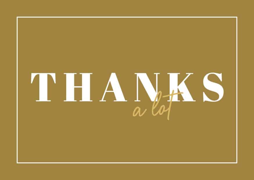 Thanks a lot