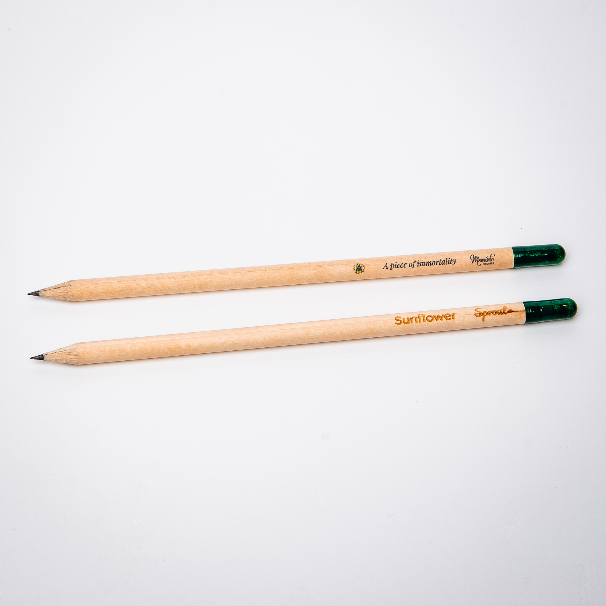 Set of 2 Meminto pencil with flower seed - Image 2