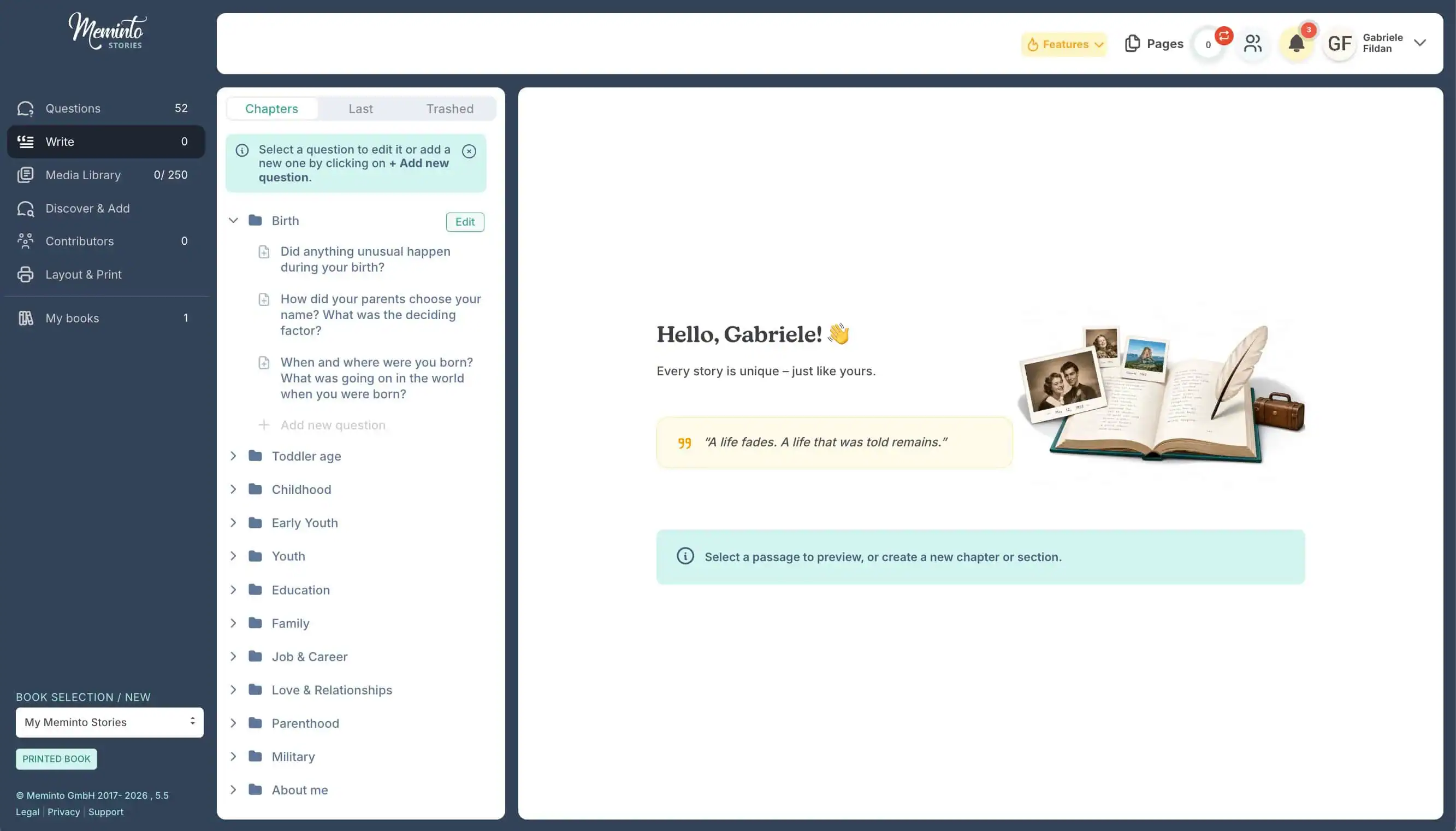 new dashboard